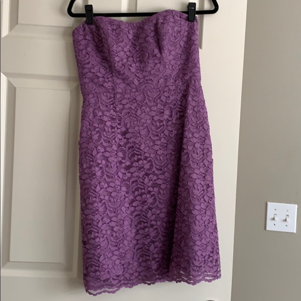 2 piece lilac bridesmaid dress